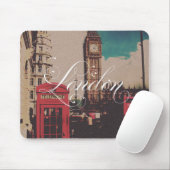London-Sehenswürdigkeit-Vintages Foto Mousepad (Mit Mouse)