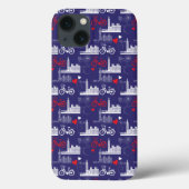 London Sehenswürdigkeiten Pattern Case-Mate iPhone Hülle (Rückseite)