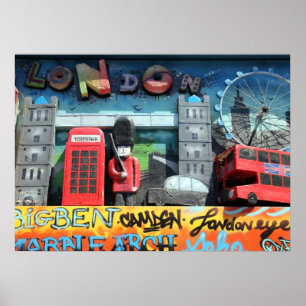 London Sehenswürdigkeiten Poster