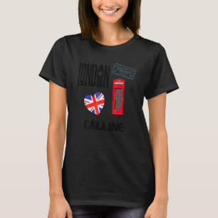 London Sehenswürdigkeiten Souvenir Telefonzelle Gr T-Shirt