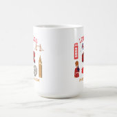 London Sehenswürdigkeiten Travel-Themed Print Kaffeetasse (Mittel)