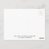 London Shard and Street Lamp Postkarte (Rückseite)