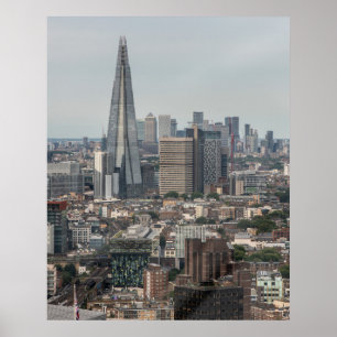 London Shard und Stadtbild Poster