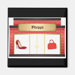 London Shopping Theme Magnet