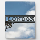 London Sign Fotoplatte (Vorderseite)