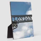 London Sign Fotoplatte (Seite)