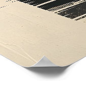 London Silhouette, Tower Bridge Sonnenuntergang Re Poster (Ecke)