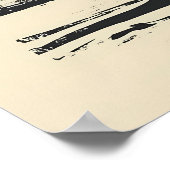 London Silhouetten - Tower Bridge Reflektionen Poster (Ecke)