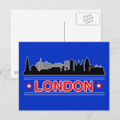 London Sky Line Postcard Postkarte (Vorne/Hinten)