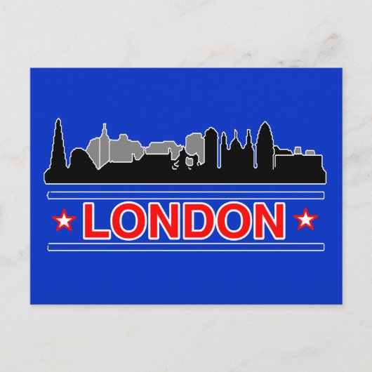 London Sky Line Postcard Postkarte (Vorderseite)