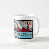 London Skyline 1 Tasse (VorderseiteRechts)