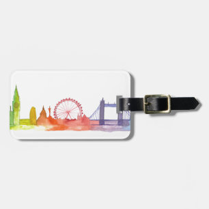 London Skyline abstrakt Art Printing Gepäckanhänger