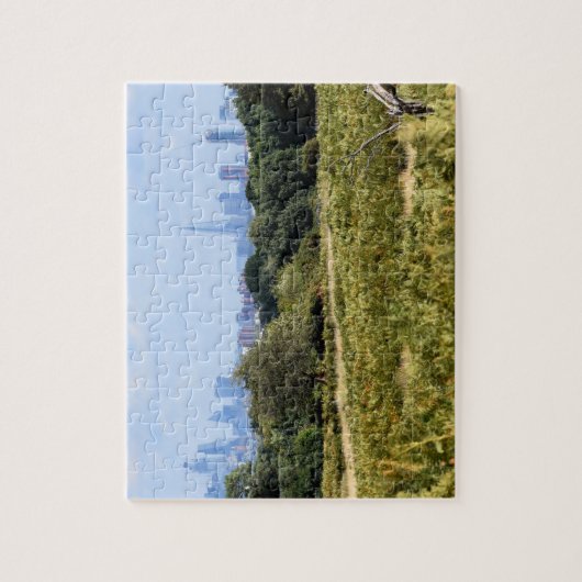 London Skyline aus Richmond Park - 8 x 10 Zoll Puzzle (Vertikal)