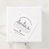 London Skyline | Begrüßung Geschenkanhänger (Beispiel)