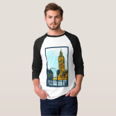 London Skyline Big Ben Graphic T - Shirt (Vorne ganz)