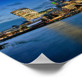 London Skyline Cityscape Poster (Ecke)