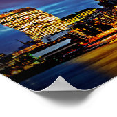 London Skyline Cityscape Poster (Ecke)