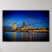London Skyline Cityscape Poster (Vorne)