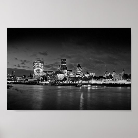 London Skyline Cityscape Poster (Vorne)