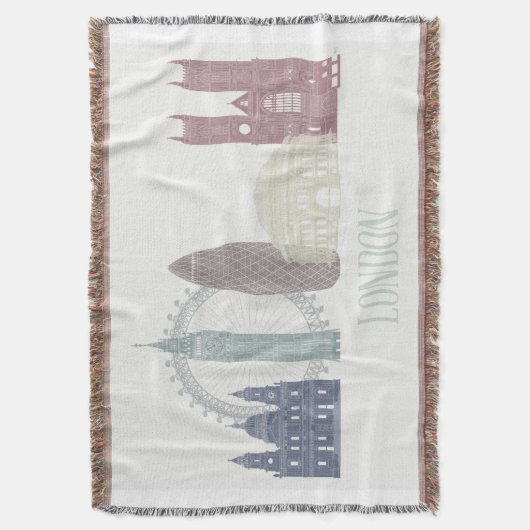 London Skyline Decke (Vorderseite Vertikal)