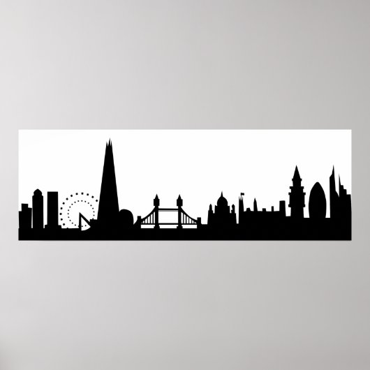 London Skyline Deko (Vorne)