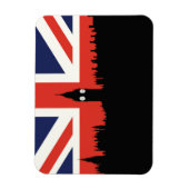 London Skyline | Die britische Flagge Magnet (Vertikal)