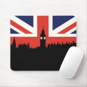 London-Skyline | die britische Flagge Mousepad (Mit Mouse)