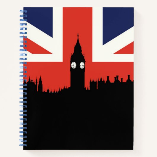 London Skyline | Die britische Flagge Notizblock (Vorderseite)