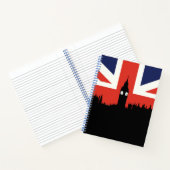 London Skyline | Die britische Flagge Notizblock (Innenseite)