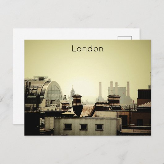 London - Skyline Feiertagspostkarte (Vorne/Hinten)