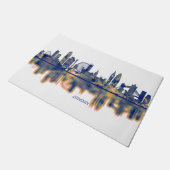 London Skyline Fußmatte (Schrägansicht)