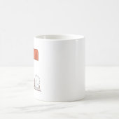 London Skyline Große Schrift Kaffeetasse (Mittel)