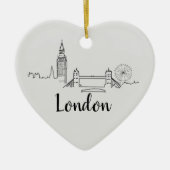 London Skyline Illustration British Ornament (Vorne)