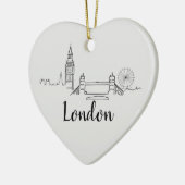 London Skyline Illustration British Ornament (Links)