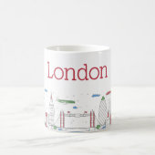 London-Skyline Kaffeetasse (Mittel)