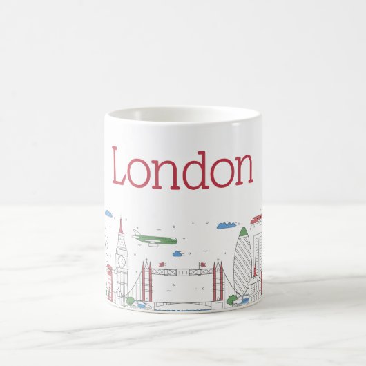 London-Skyline Kaffeetasse (Mittel)