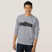 London Skyline Kapuzenpullover Sweatshirt (Vorne ganz)