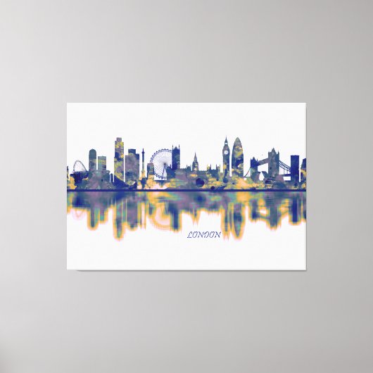 London Skyline Leinwanddruck (Vorderseite)