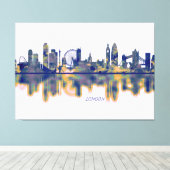 London Skyline Leinwanddruck (Insitu (Holzboden))