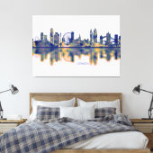 London Skyline Leinwanddruck (Insitu (Schlafzimmer))