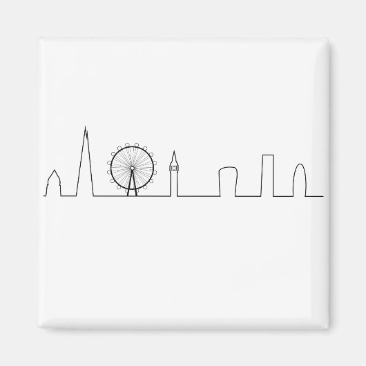 London Skyline Magnet (Vorne)