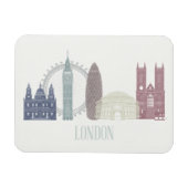 London Skyline Magnet (Horizontal)