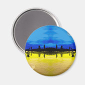London Skyline Magnet (Vorderseite/Rückseite)