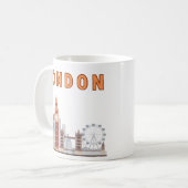London Skyline Mug Kaffeetasse (Vorderseite Links)
