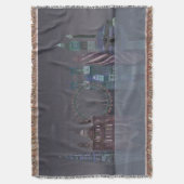 London Skyline Night Reflections Decke (Vorderseite Vertikal)