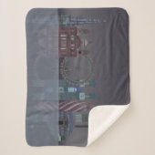 London Skyline Night Reflections Sherpadecke (Vorderseite)