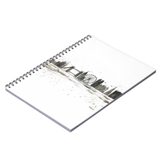 London Skyline Notizblock (Linke Seite)