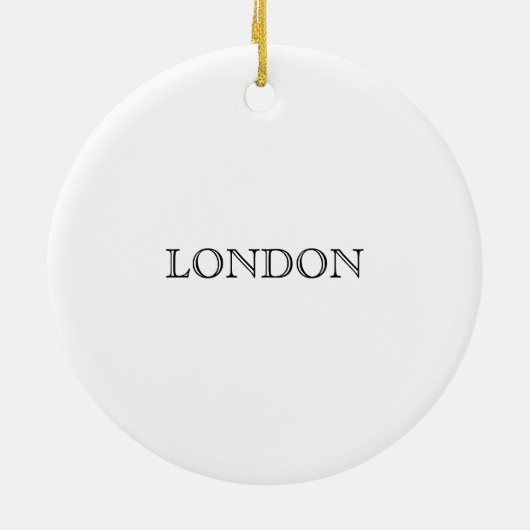 London Skyline Ornament (Hinten)