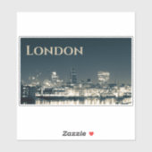 London Skyline Panorama Urban Souvenir Geschenk Aufkleber (Blatt)