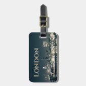 London Skyline Panorama Urban Souvenir Geschenk Gepäckanhänger (Vorderseite vertikal)